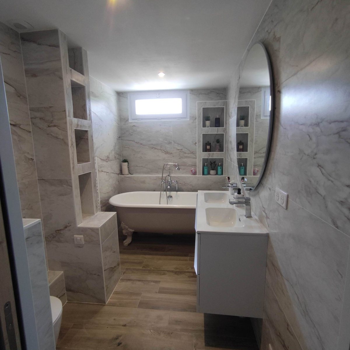 Chantier de carrelage — BC Carré, carreleur à Saint-Philbert-de-Grand-Lieu